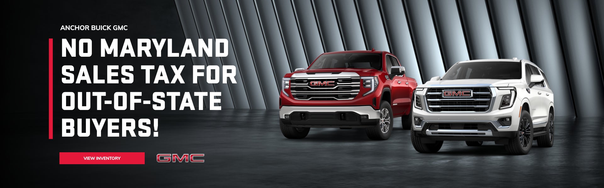 No Maryland sales tax for out-of-state buyers!